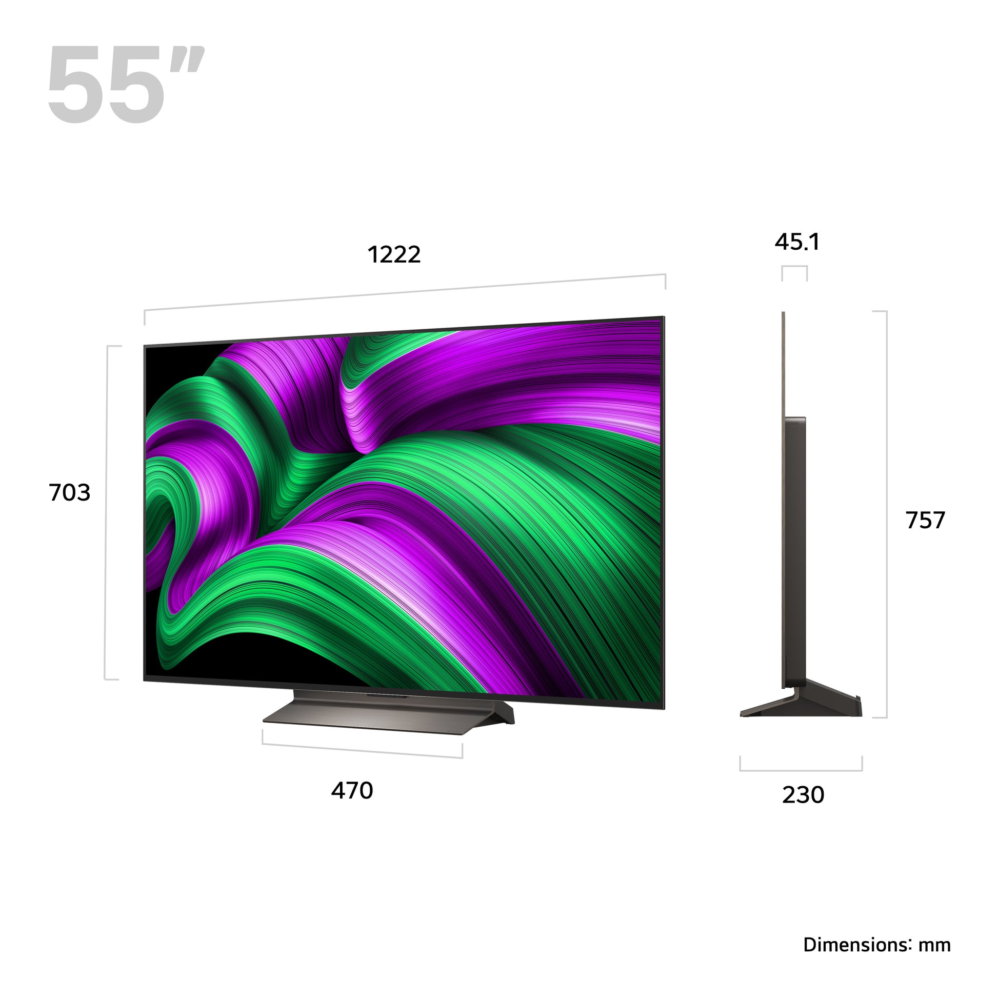 LG OLED55C56LB.AEK 55" 4K OLED Smart TV