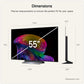 LG OLED55C66LB.AEK 55" 4K OLED evo AI Smart TV