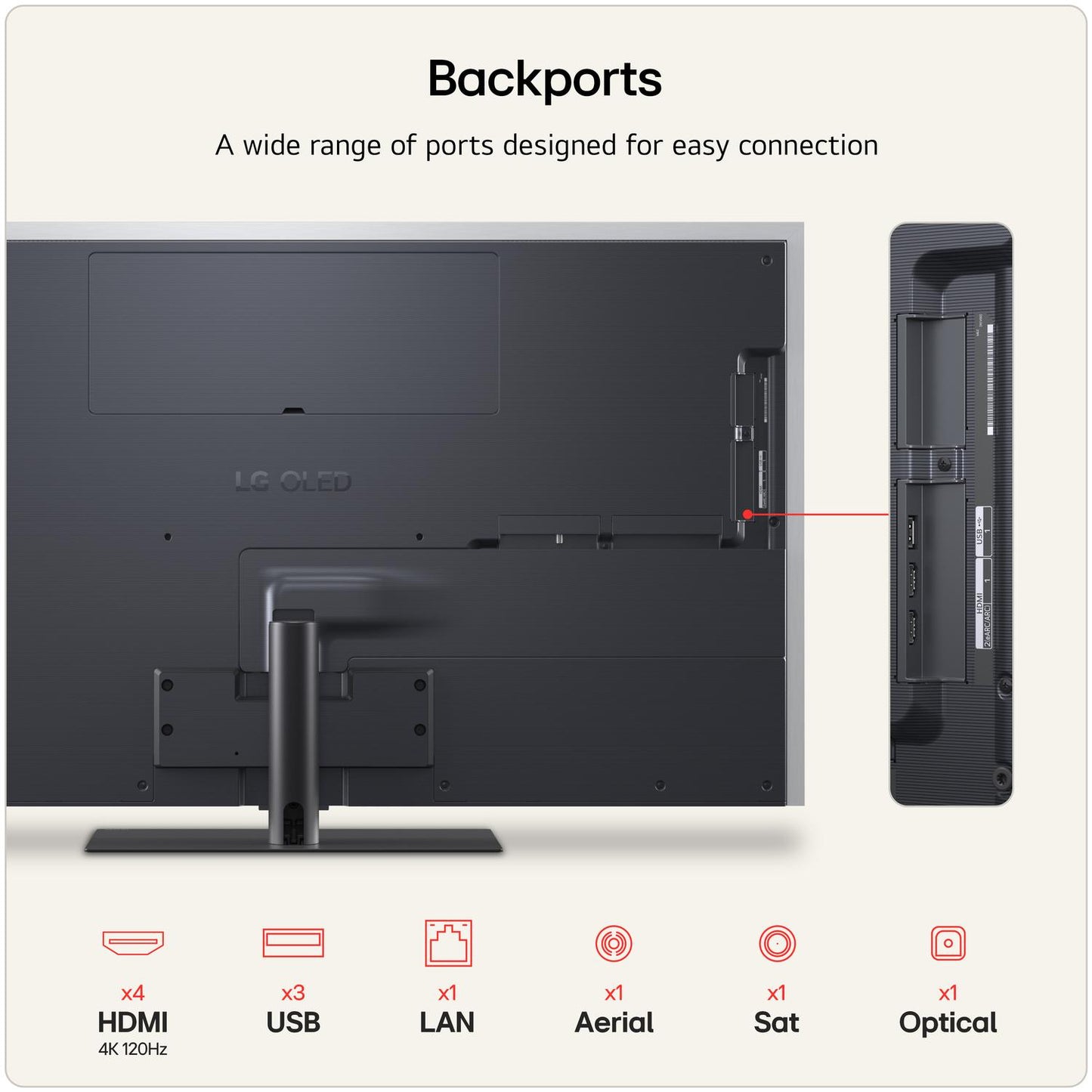 LG OLED55G66LS.AEK 55" 4K OLED evo AI Stand version Smart TV