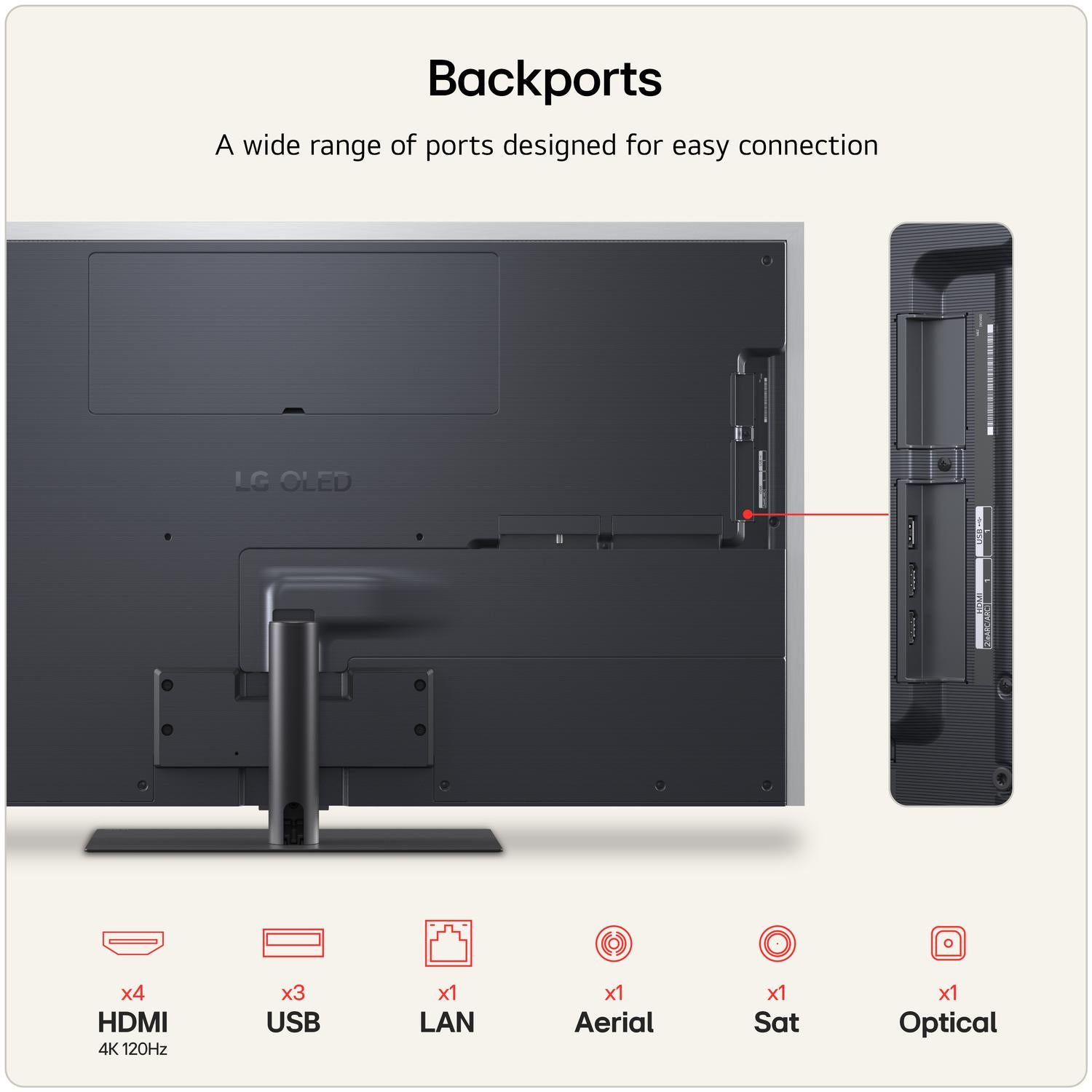 LG OLED55G66LS.AEK 55" 4K OLED evo AI Stand version Smart TV