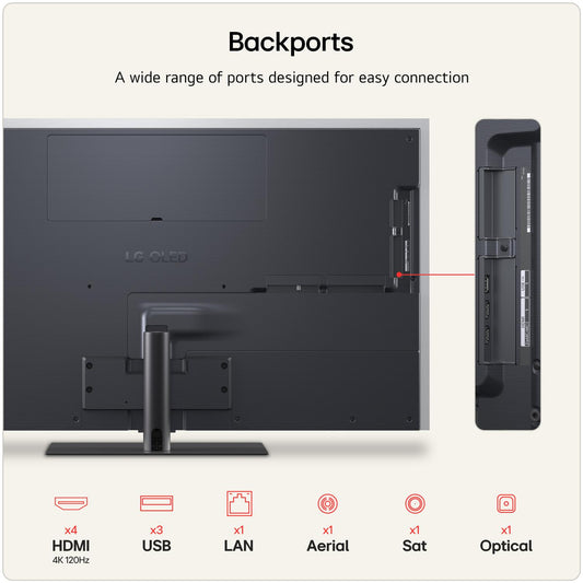 LG OLED55G66LS.AEK 55" 4K OLED evo AI Stand version Smart TV