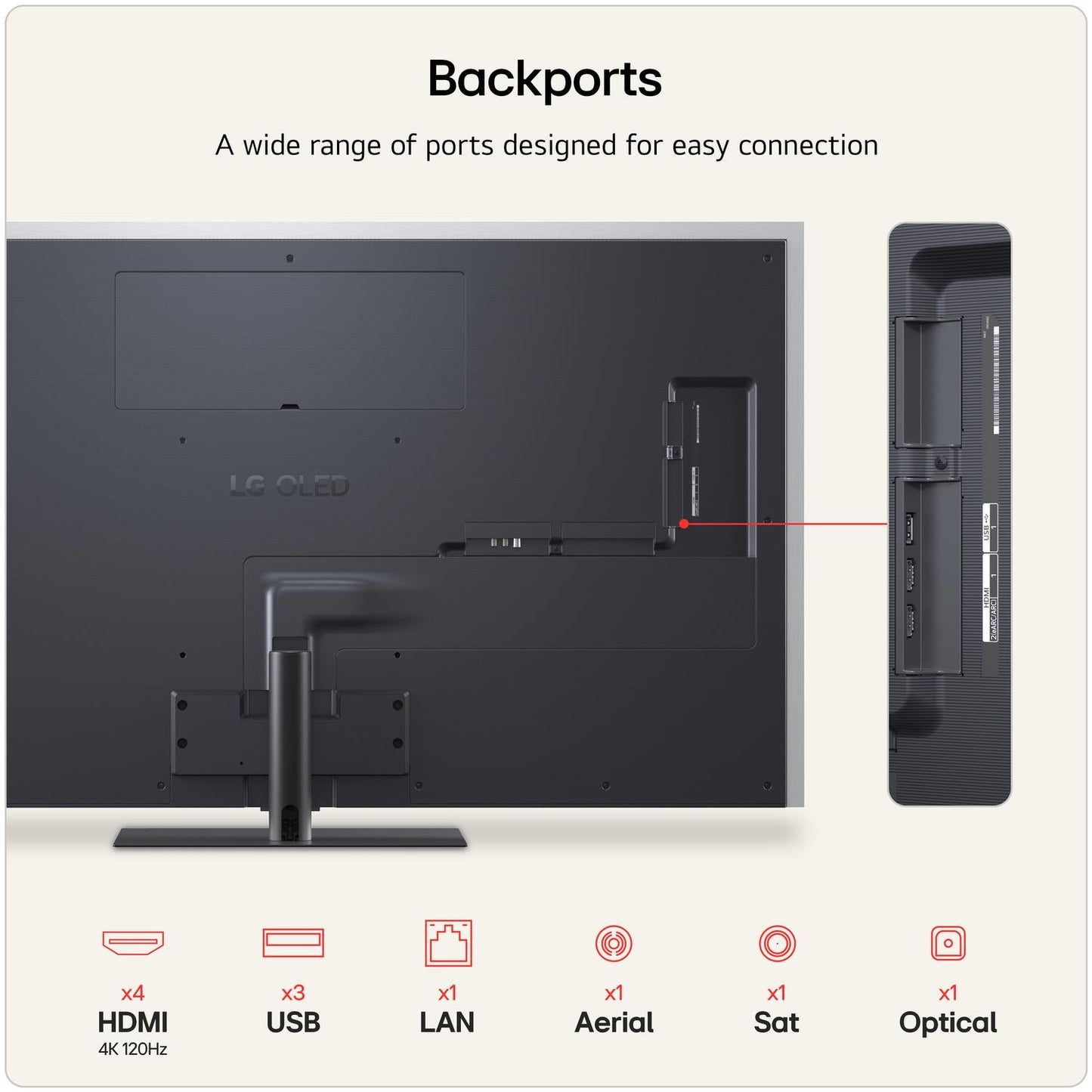LG OLED65G66LS.AEK 65" 4K OLED evo AI Stand version Smart TV