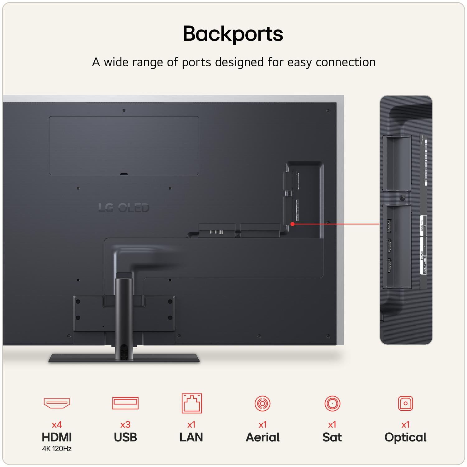 LG OLED65G66LS.AEK 65" 4K OLED evo AI Stand version Smart TV