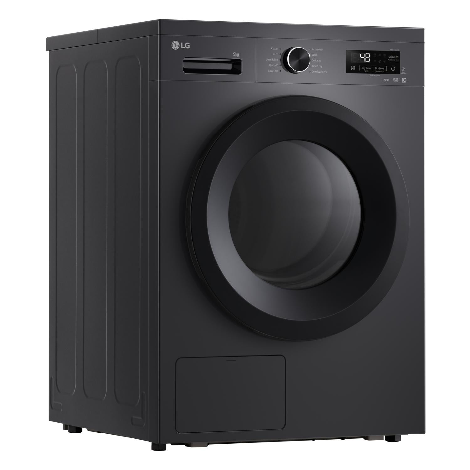 LG RHX1009NWK 9kg Heat Pump Tumble Dryer - Grey