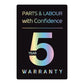 LG W4X1095NNK 9kg/5kg 1400 Spin Washer Dryer - Gloss Black