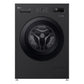 LG W4X1095NNK 9kg/5kg 1400 Spin Washer Dryer - Gloss Black