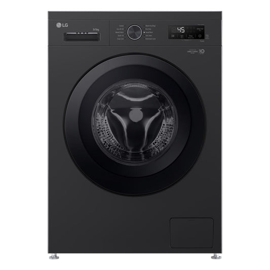LG W4X1095NNK 9kg/5kg 1400 Spin Washer Dryer - Gloss Black