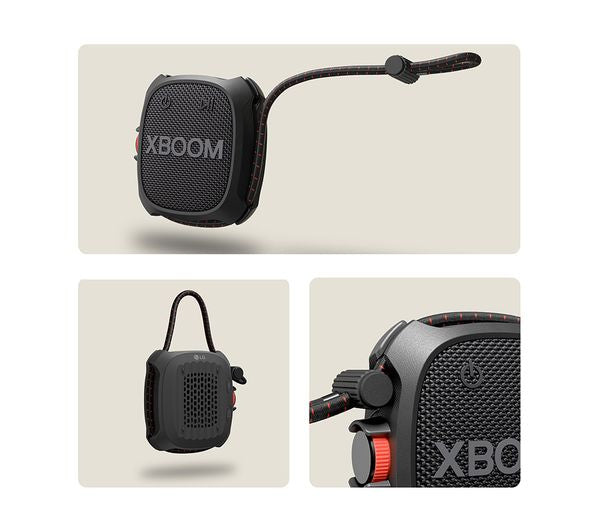 LG XG2TBK.CEUSLLK Go XG2 Portable Bluetooth Speaker - Black