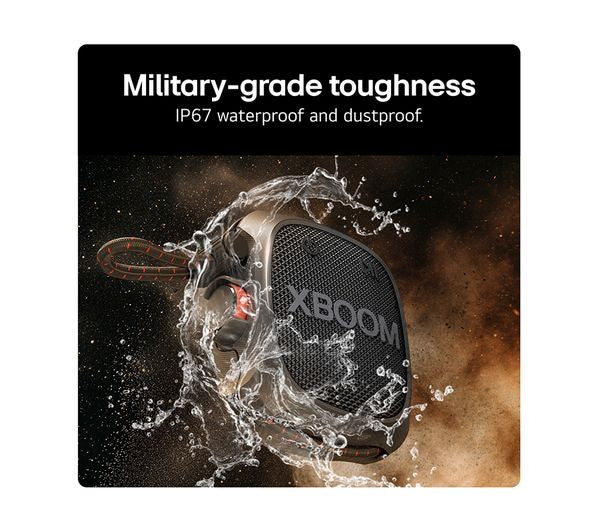 LG XG2TBK.CEUSLLK Go XG2 Portable Bluetooth Speaker - Black