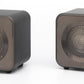 Mitchell Acoustics UStream Go Pair Portable active stereo wireless Speakers - Gun Metal Grey