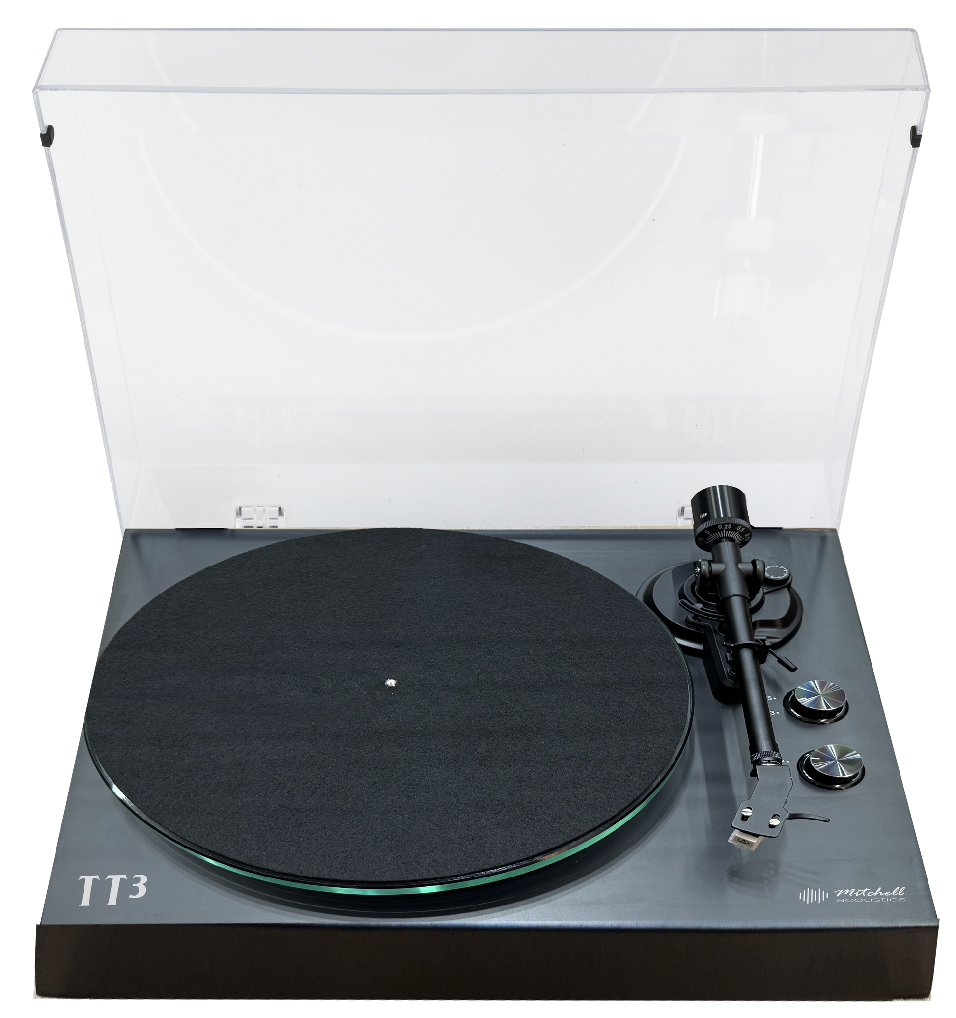 Mitchell Acoustics UStream TT3 Bluetooth vinyl Turntable - Black