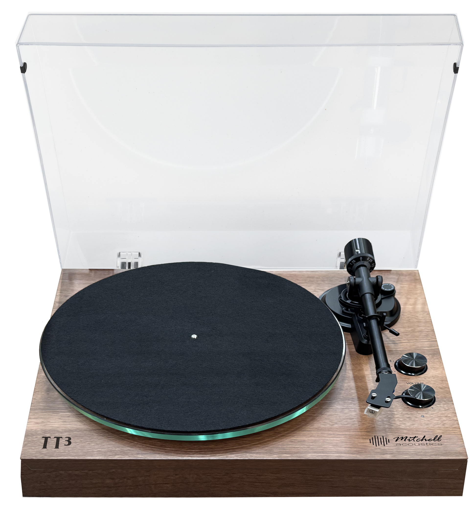 Mitchell Acoustics UStream TT3 Bluetooth Vinyl Turntable - Walnut
