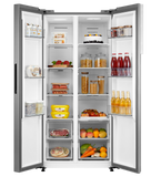 Midea MDRS619FIE46 83.5cm 460L Frost Free Fridge Freezer - Stainless Steel