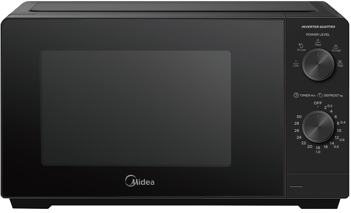 Midea MMOP01MZ-BK 20L Solo Microwave - Black