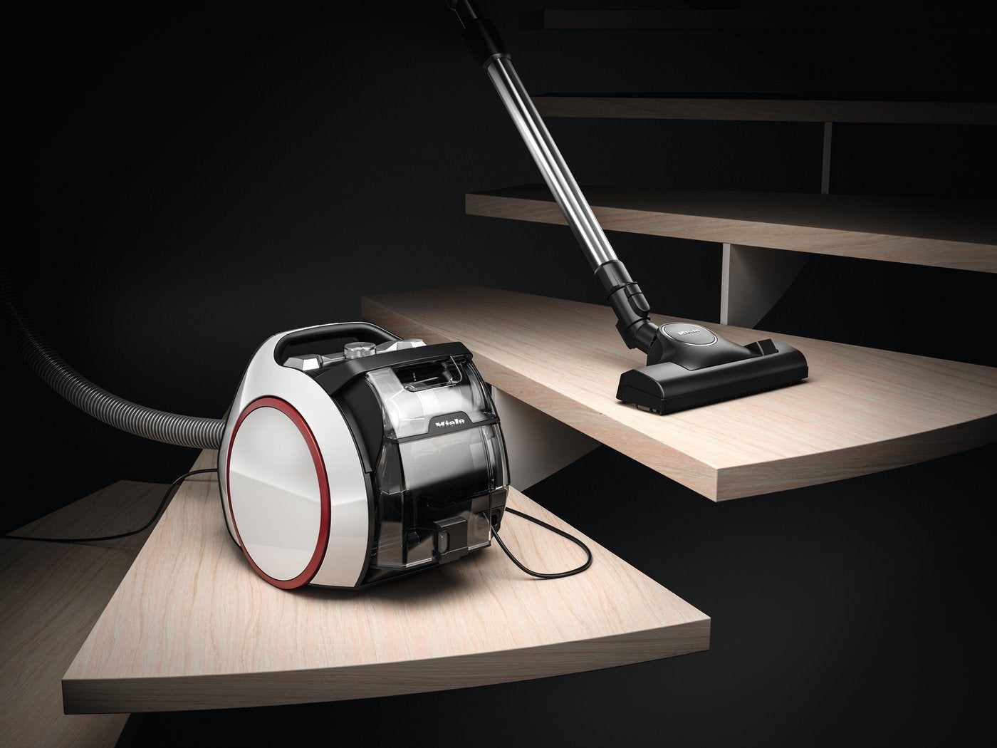 Miele Boost CX1 Bagless Cylinder Vacuum Cleaner - Lotus White