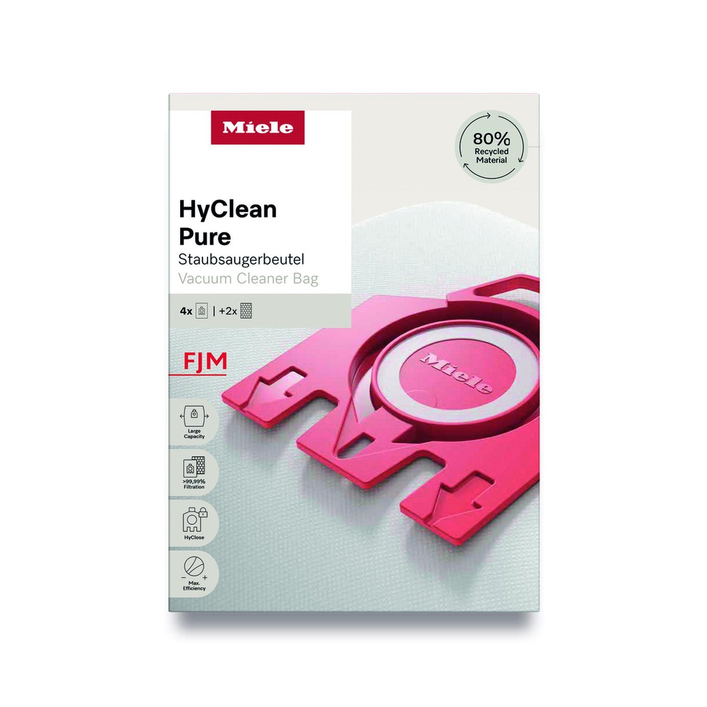 Miele FJMHyCleanPure Vacuum cleaner Bags - 4 Pack