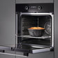 Miele H 2465 BP 59.5cm Built In Electric Single Oven - Black & Stainless Steel