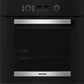 Miele H 2465 BP 59.5cm Built In Electric Single Oven - Black & Stainless Steel