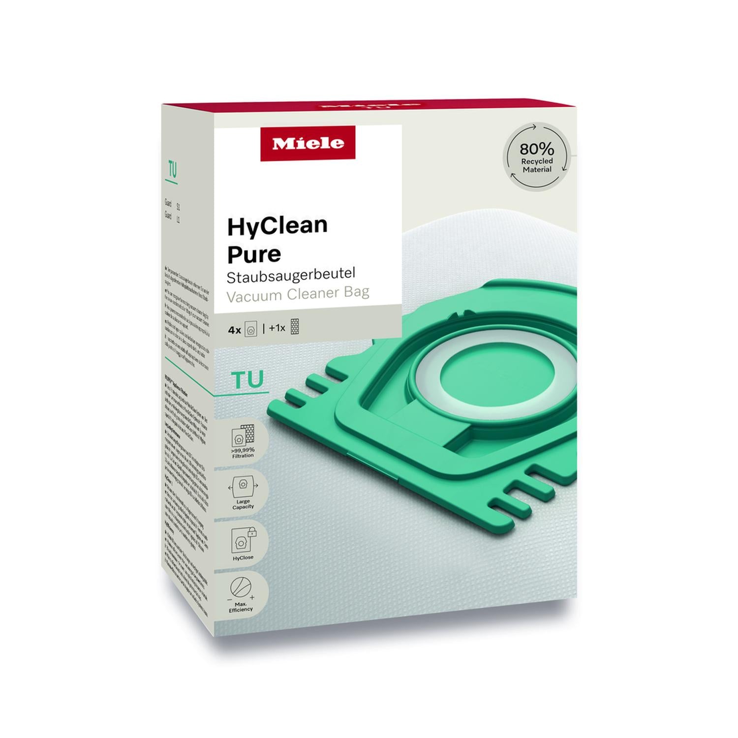 Miele HyClean Pure TU (Standard box) Vacuum Cleaner Bags