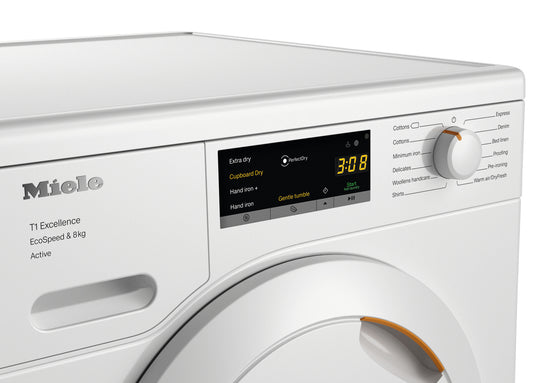 Miele TEA525 8kg Heat Pump Tumble Dryer - White
