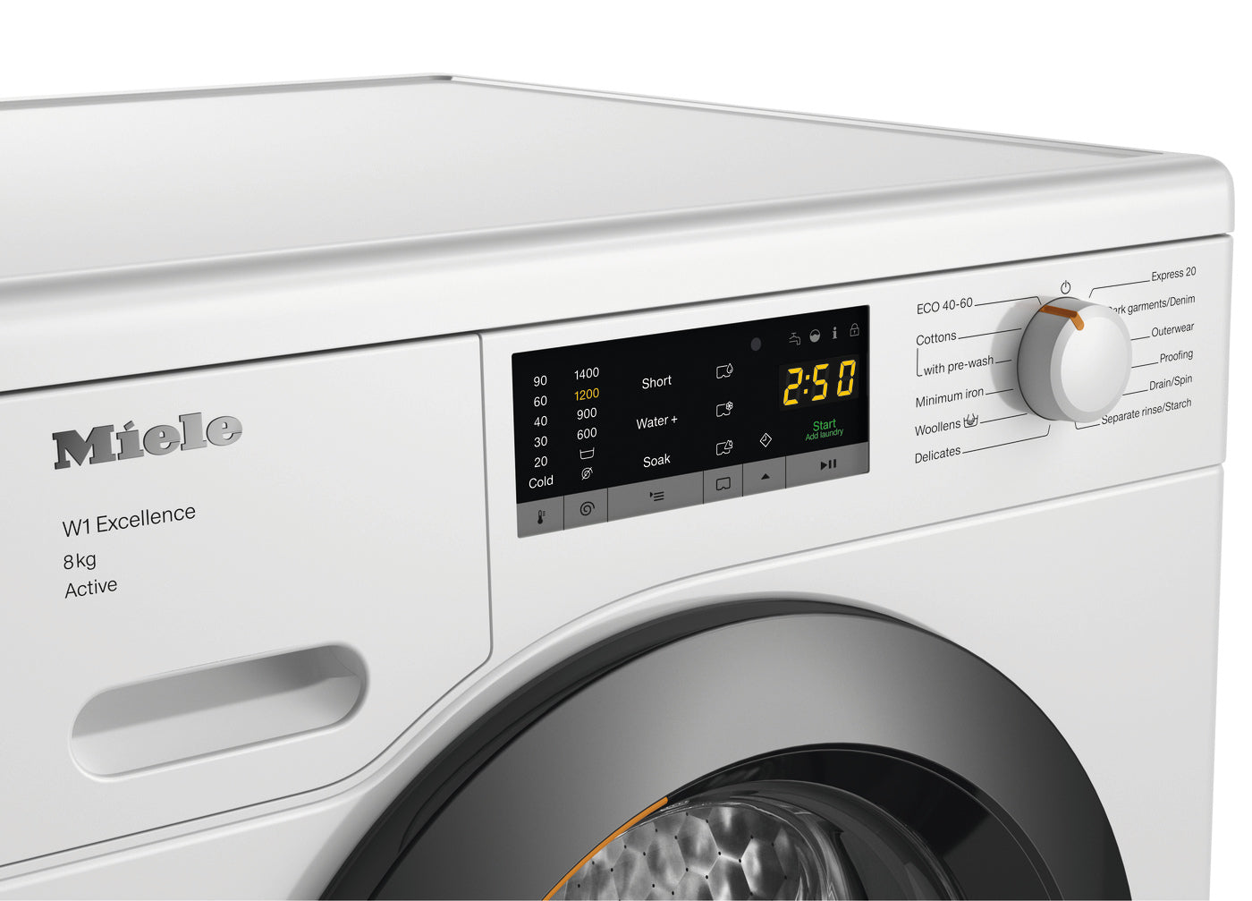 Miele WEA125 WCS 8kg 1400 Spin Washing Machine - White