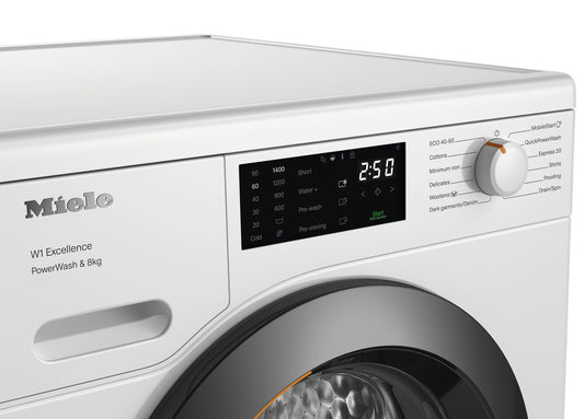 Miele WEB365 WCS 8kg 1400 Spin Washing Machine - Lotus White