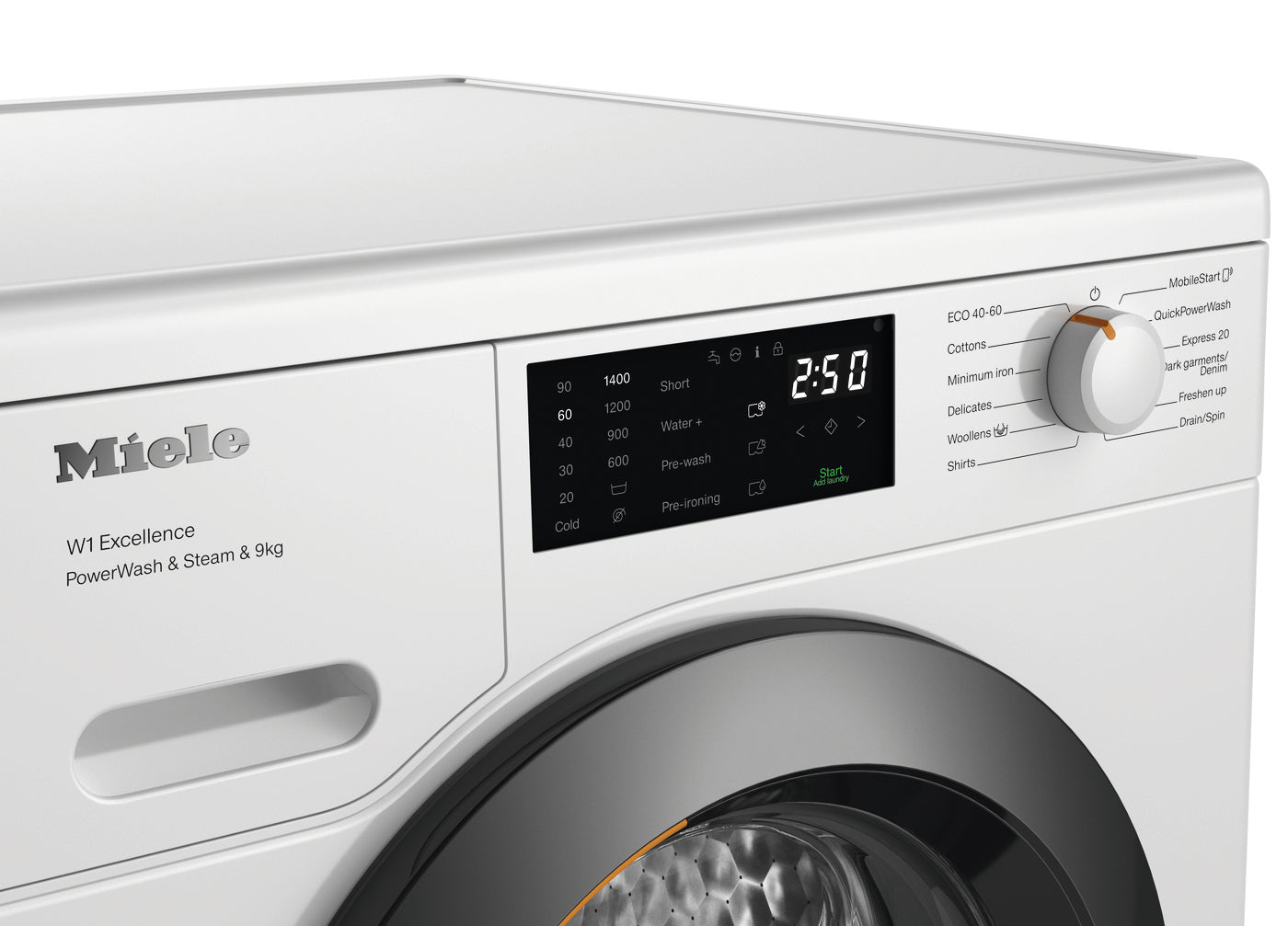 Miele WED385 WCS 9kg 1400 Spin Washing Machine - White