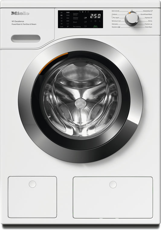 Miele WEG885 WCS 9kg 1400 Spin Washing Machine - Lotus White