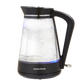 Morphy Richards 1.7 Litres Glass Jug Kettle - Black/Chrome/Clear