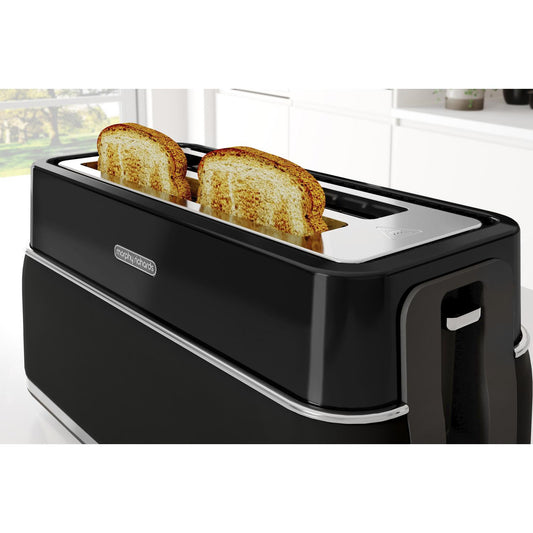 Morphy Richards 245744 Signature 4 Slice Toaster - Black