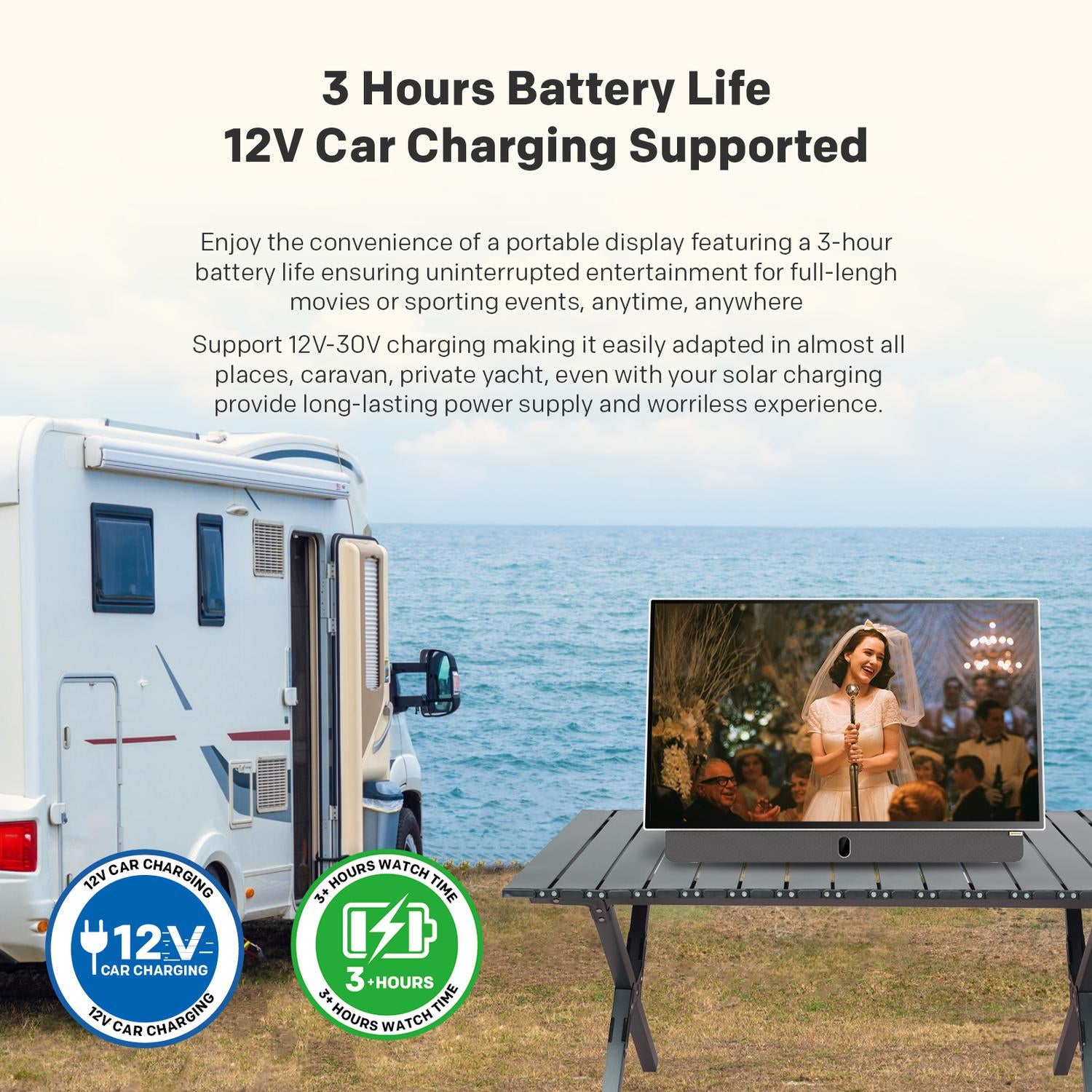 Metz 24MPE7002Z 24" Full HD Portable Smart Google TV