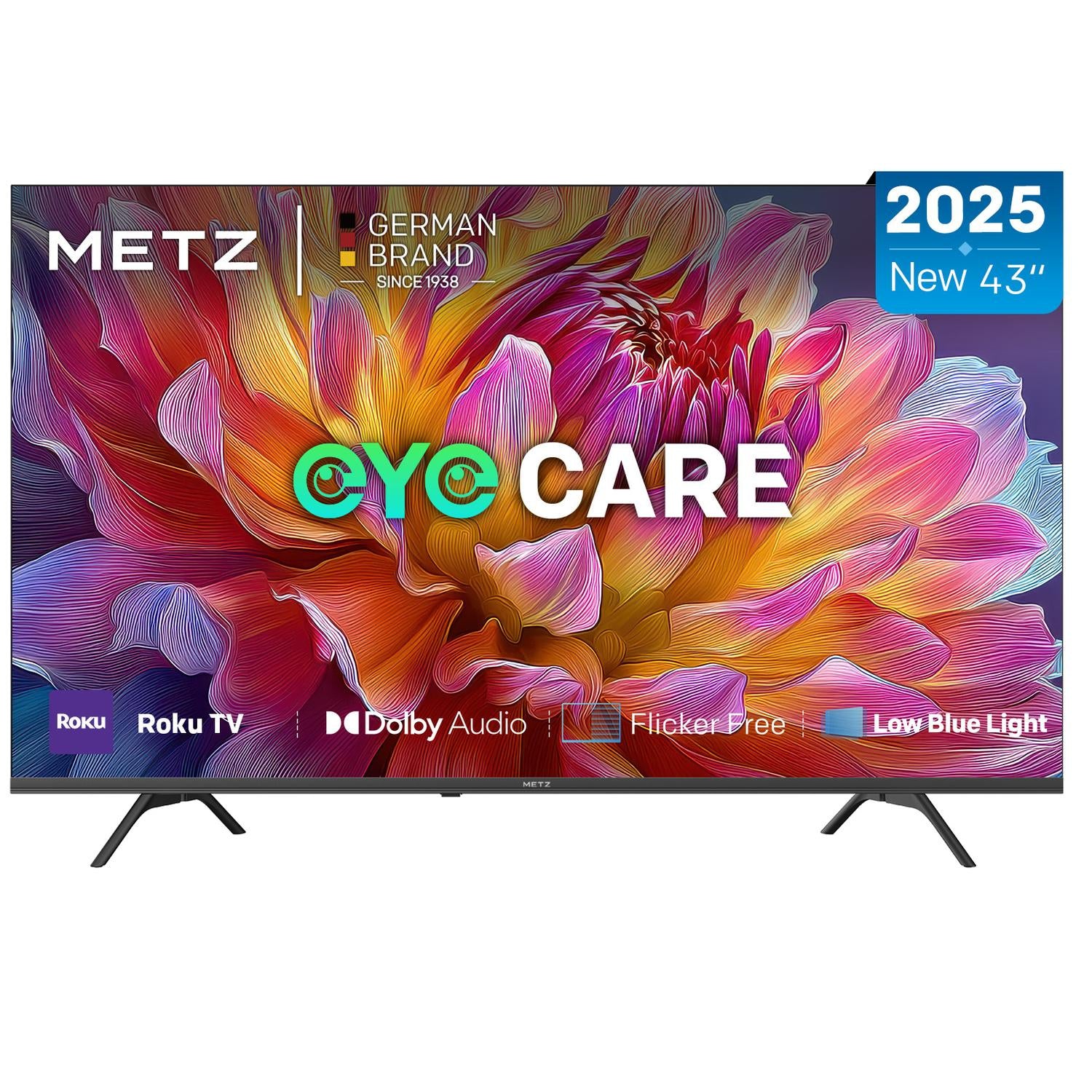 Metz 43MRF6000ZUK 43" 4K DLED Smart TV - Black