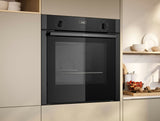Neff B3ACE4AG3B Slide & Hide 59.4cm Built In Electric Single Oven - Graphite Grey