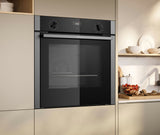 Neff B3ACE4AN3B Slide & Hide 59.4cm Built In Electric Single Oven - Stainless Steel