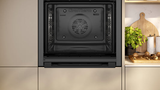 Neff B6ACH7AG7B Slide & Hide 59.4cm Built In Electric Single Oven - Graphite Grey