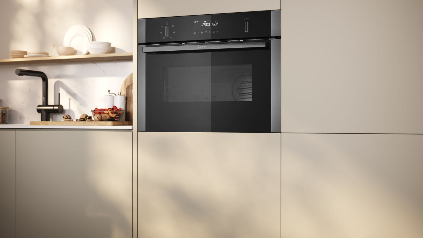 Neff C1AMG84G1B 44 Litres Built In Microwave Oven - Graphite Grey