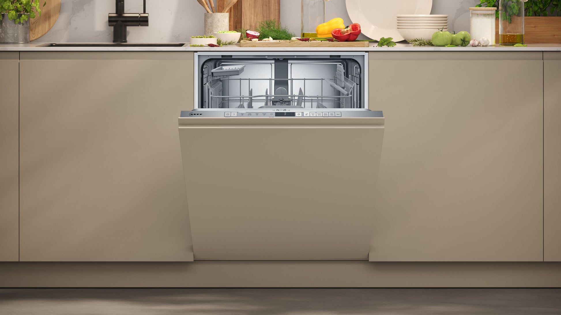 Neff S153HKX03G Integrated Dishwasher - 13 Place Settings