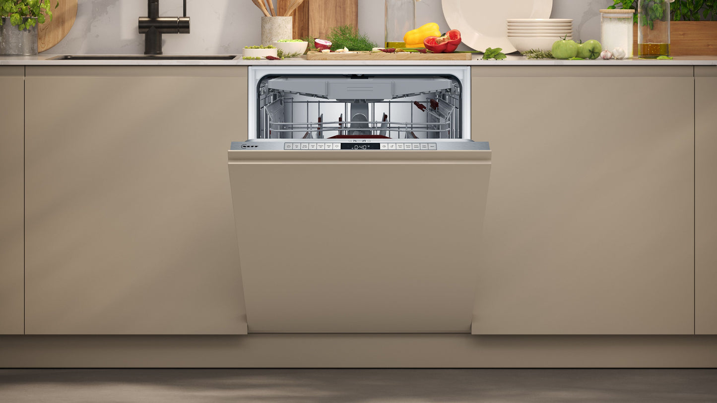 Neff S195HCX02G Integrated Dishwasher - 14 Place Settings