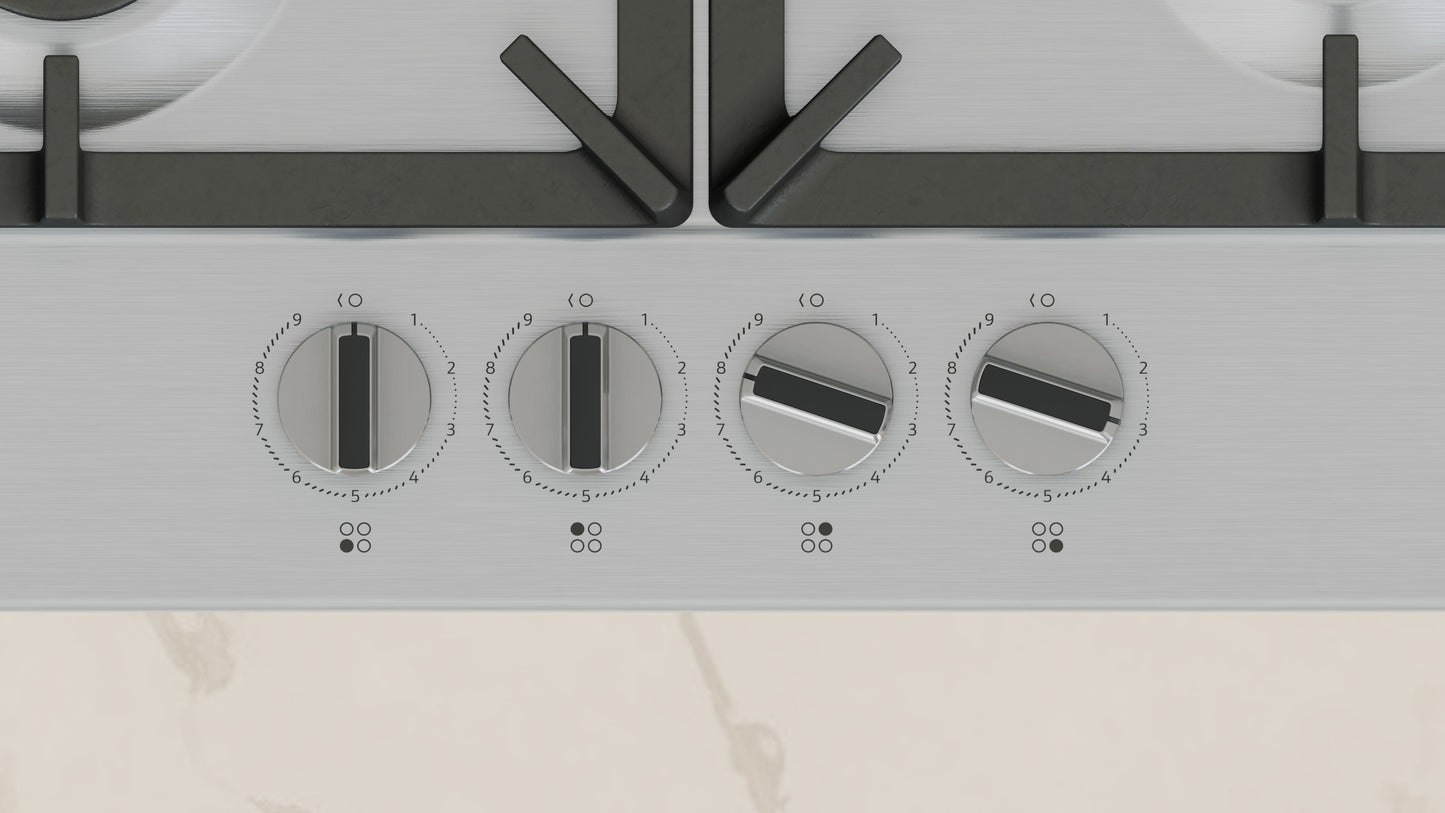 Neff T26CIP8N0 58.2cm Gas Hob - Stainless Steel