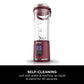 Ninja BC151UKCR Cordless Portable Motorised/Compact Blender - Cranberry