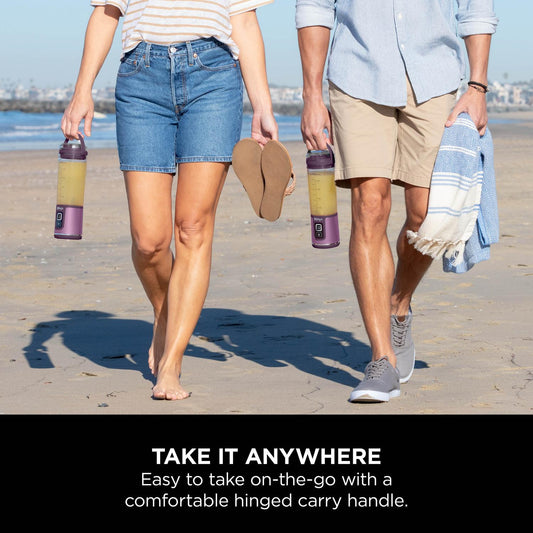 Ninja BC151UKPR Cordless Portable Motorised/Compact Blender - Passion Fruit