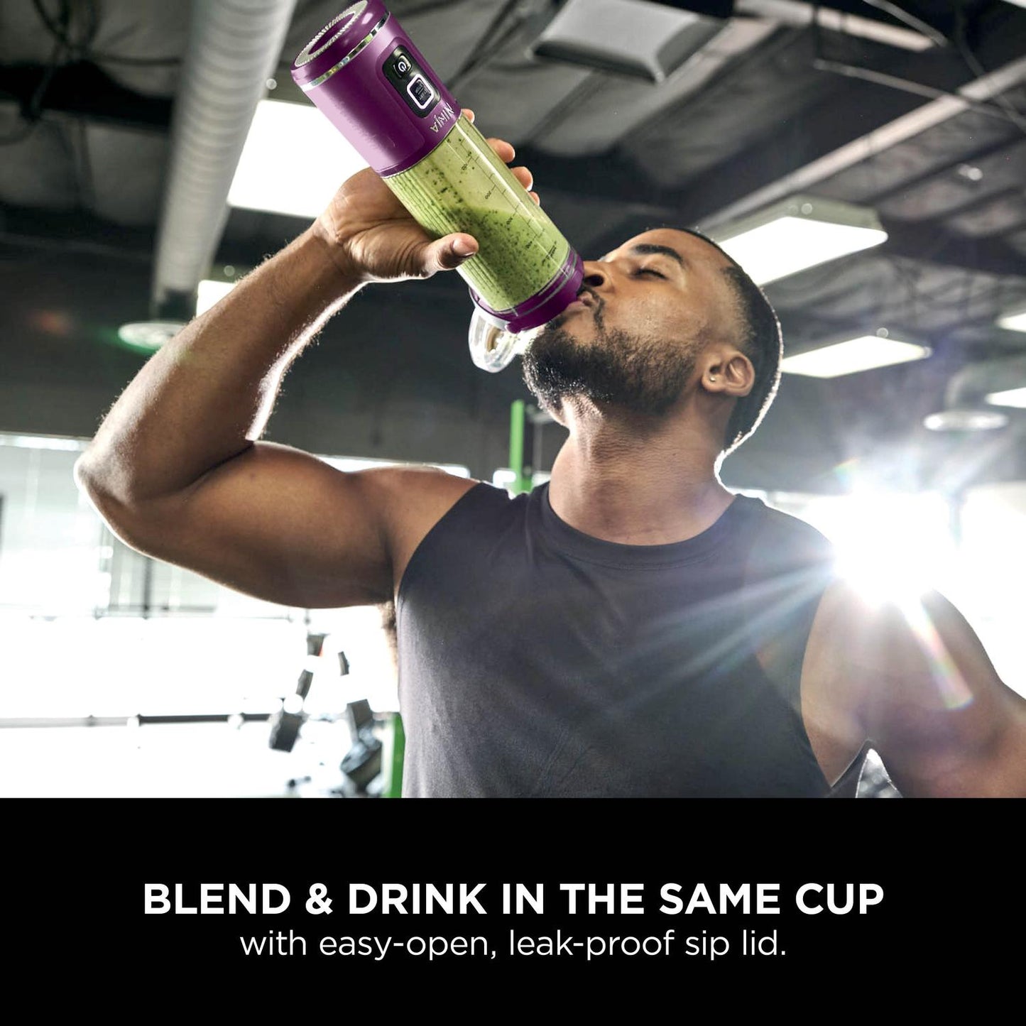 Ninja BC151UKPR Cordless Portable Motorised/Compact Blender - Passion Fruit