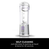 Ninja BC151UKWH Cordless Portable Motorised/Compact Blender - White