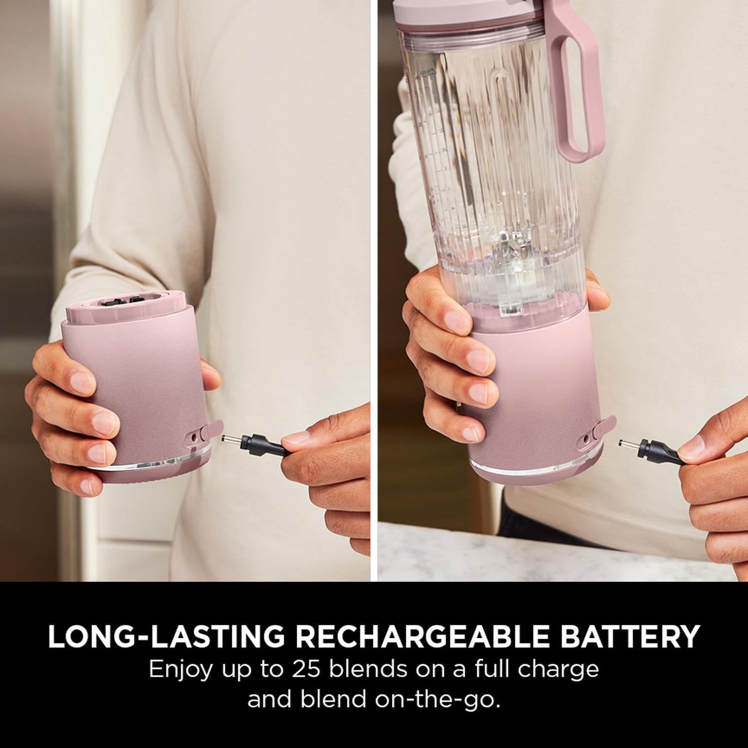 Ninja BC251UKPK Ninja Blast Max Portable Blender - Dusty Pink