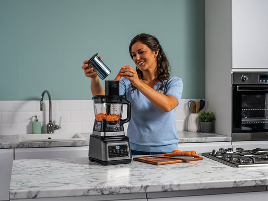 Ninja BN800UK 3-in-1 Blender and Food Processor with Auto IQ - Black/Silver
