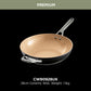 Ninja CW90928UK ExtendedLife Ceramic 28cm Wok - Apricot