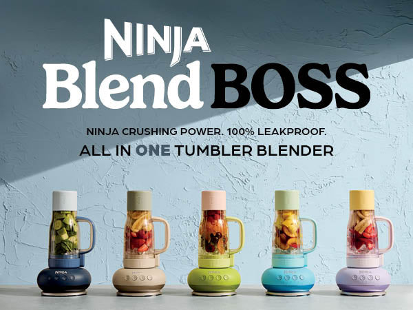 Ninja DB351UKBL Ninja BlendBoss Tumbler Blender - Blue Raspberry
