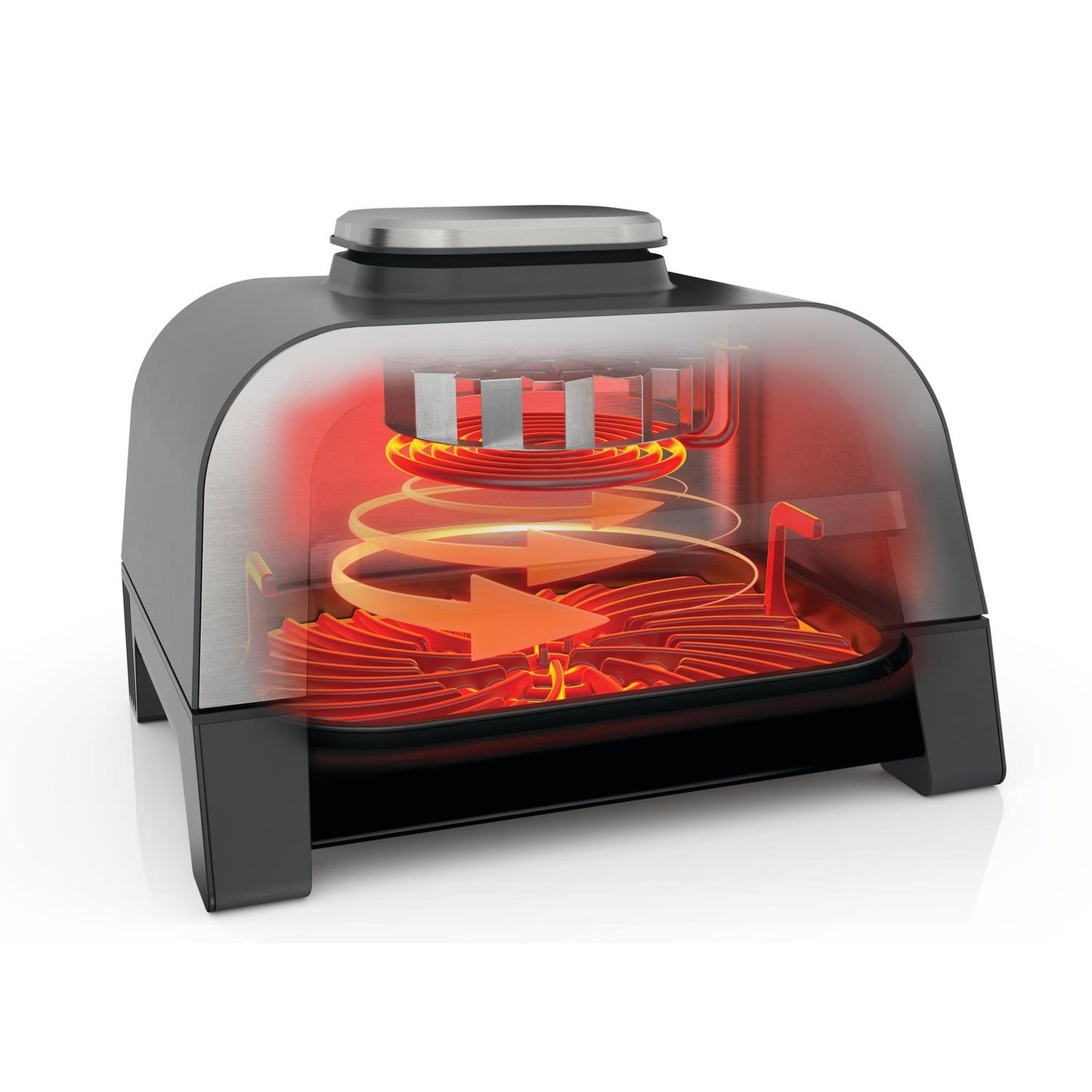 Ninja DG551UK Electric Air-Grill & Fryer - Black/Stainless Steel