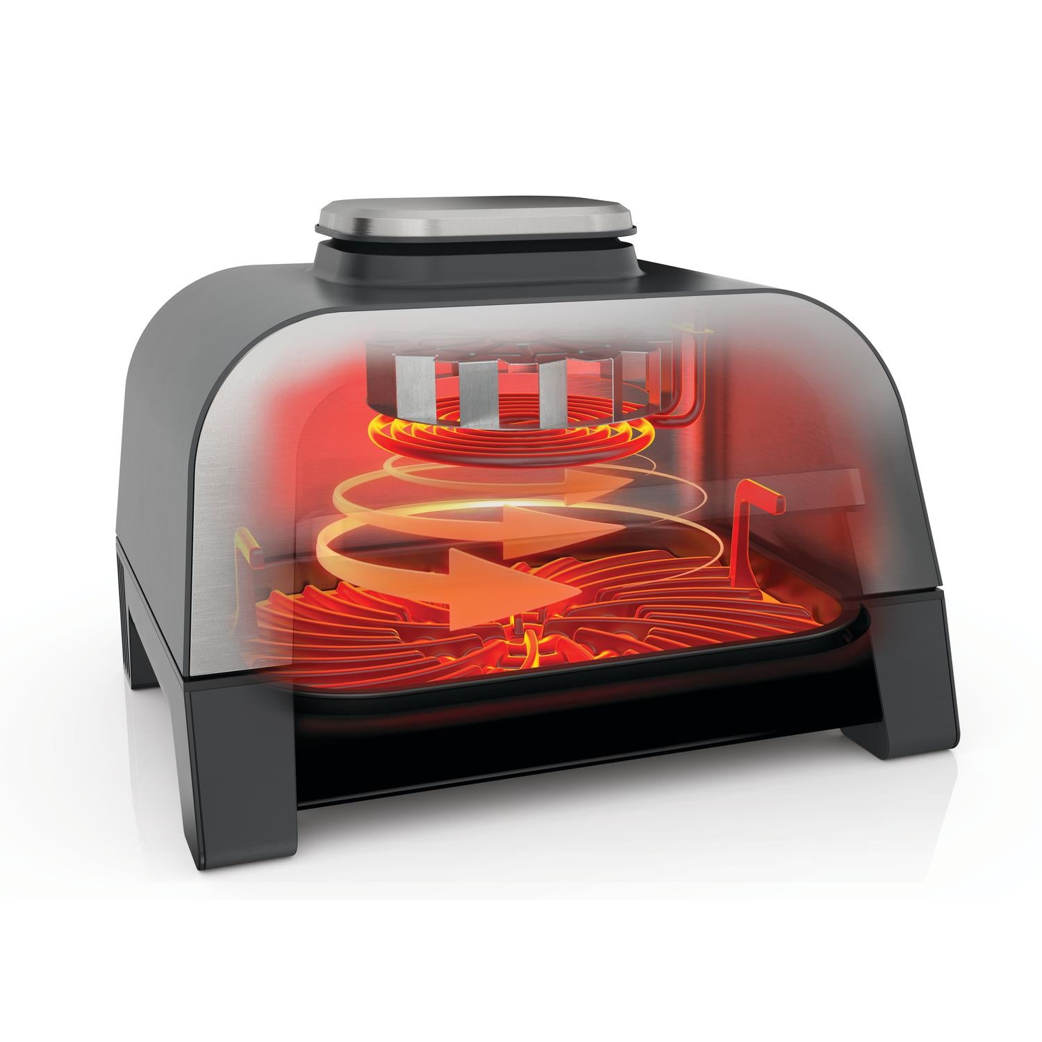 Ninja DG551UK Electric Air-Grill & Fryer - Black/Stainless Steel