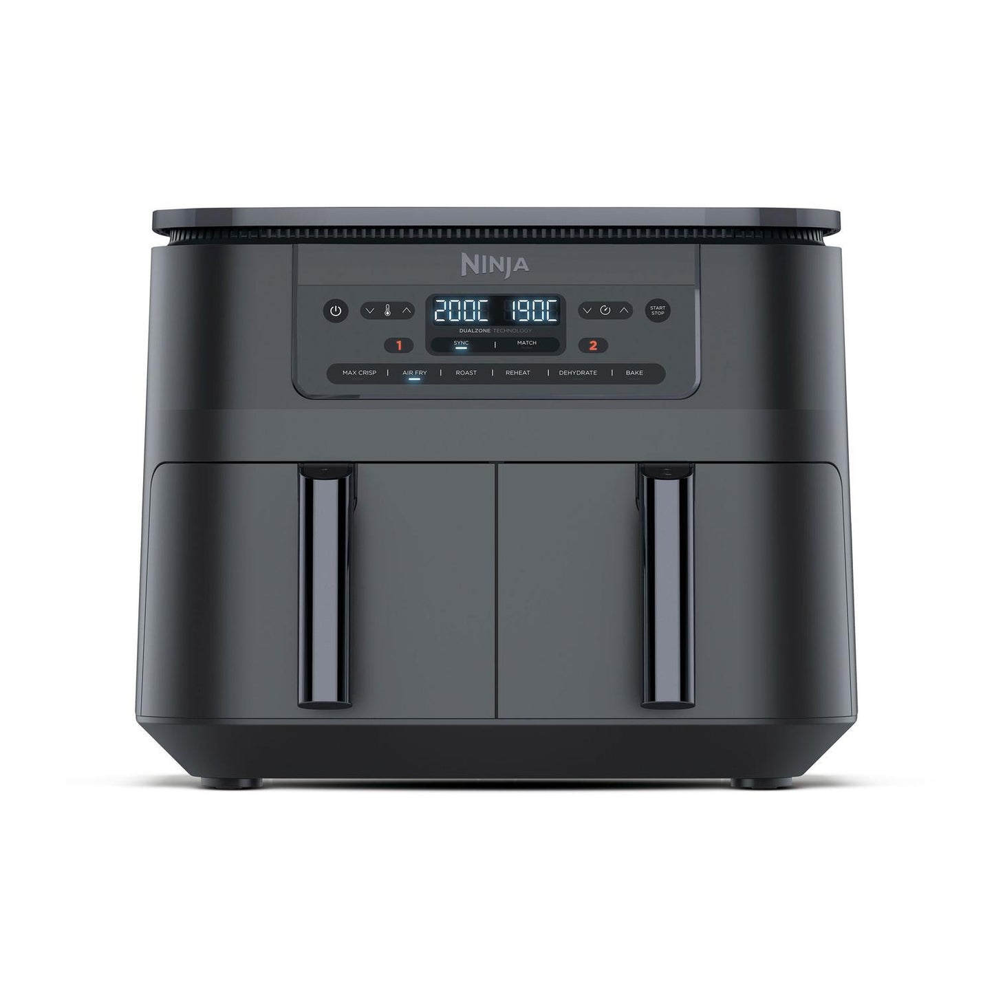 Ninja DZ300UK 7.6 litre 6-in-1 Dual Zone Air Fryer - Gun Metal Grey